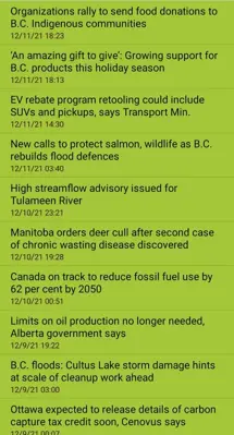 Environment News android App screenshot 1